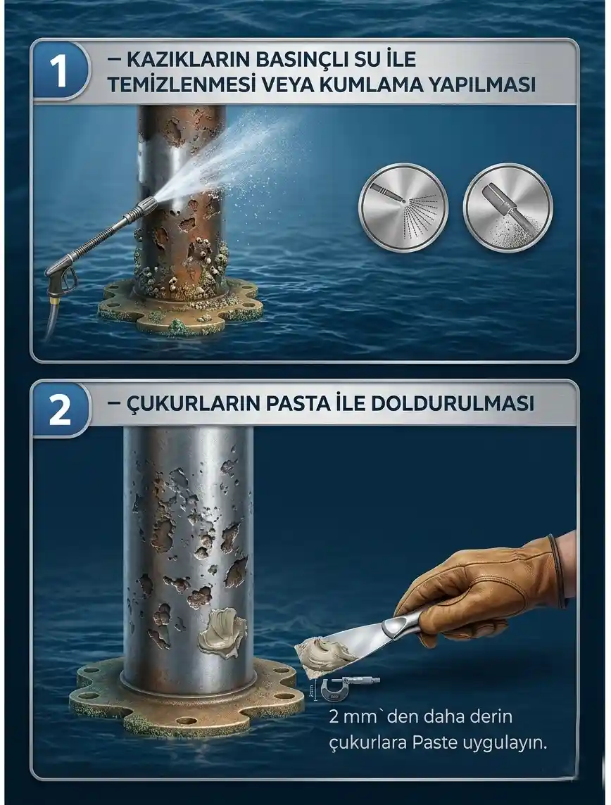 Fd kazıkların uygulama &ouml;ncesi temizleme ve dolgularının yapılması