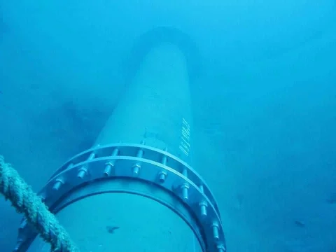 Marine discharge and charging lines