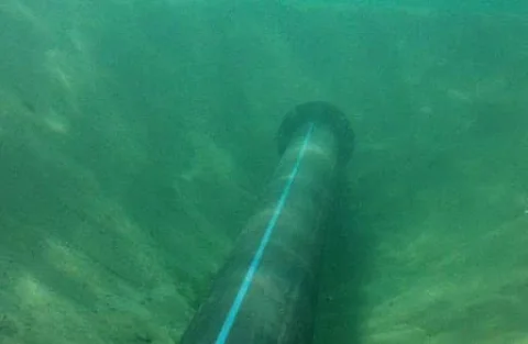 Marine discharge and charging lines