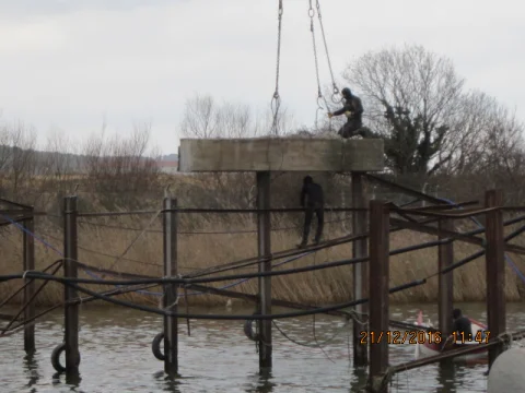 Pier and bridge demolition